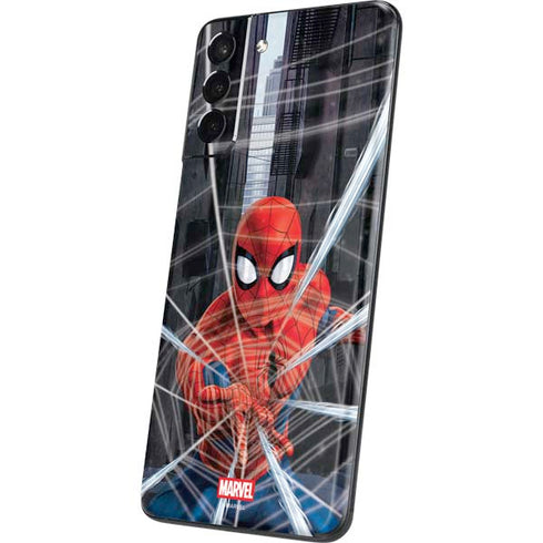 Marvel Spiderman Web Throw Galaxy S21 Plus 5G Skin